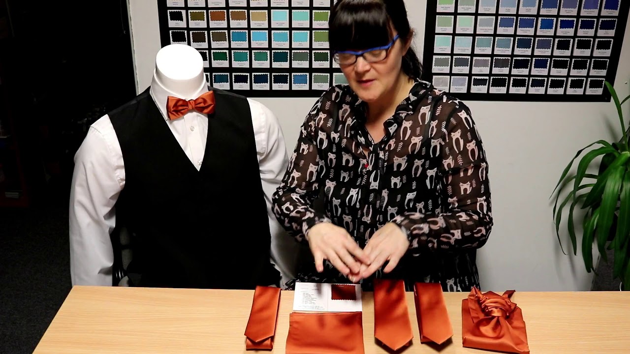 Rust Wedding Ties, Cravats and Pocket Squares