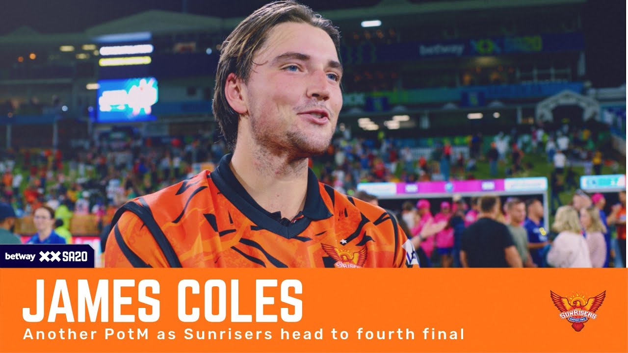 James Coles, Sunrisers Eastern Cape | SECvPR Qualifier 2 post-match interview