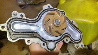 Diagnosing water pump failure (coolant leak): Ford, Lincoln, Mercury 3.5 and 3.7 2007-2012 Duratec