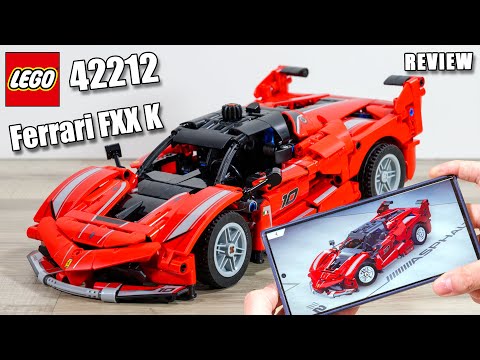 Thumbnail for LEGO 42212 Review | LEGO Ferrari FXX K | Showcase 42212 LEGO Technic 2025 | Supercar Asphalt Legends by Ferrari FXX