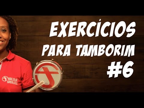 Exercícios para tamborim #6 - Floreio 1 + Floreio 2
