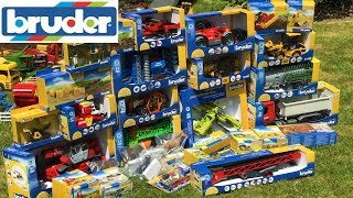 Download lagu BRUDER vehicles mega unboxing! mp3