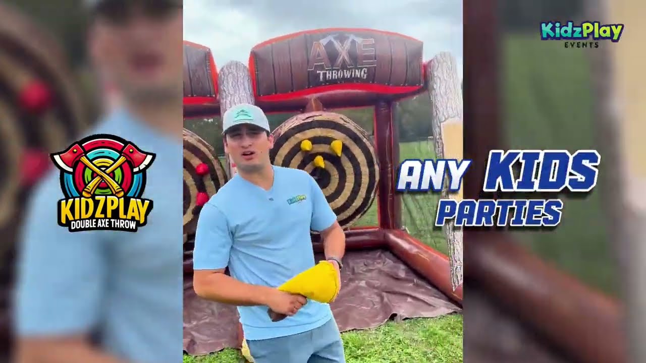 KidzPlay Events Double Axe Throw