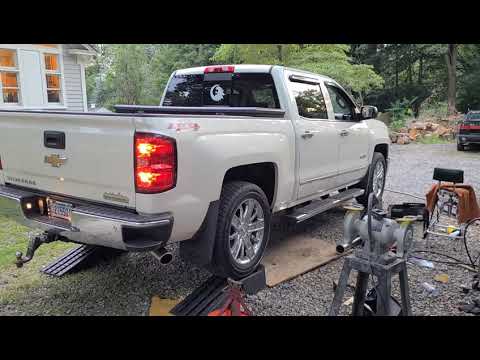 2015 6.2 Silverado Vibrant muffler and Straight pipe comparison