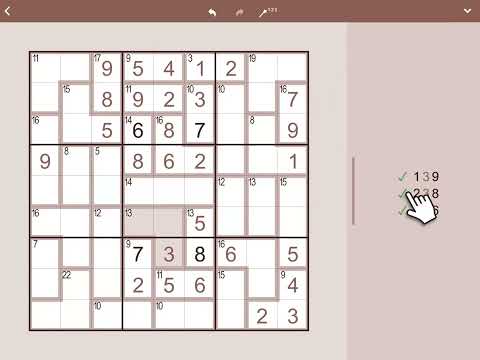 SumSudoku: Killer Sudoku Video