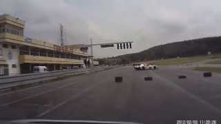 preview picture of video 'Siwy Evo9 2B chasing Radical SR3 chase Kielce 30.05.2013'