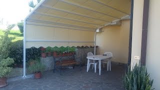 Tenda da sole attico tettoia economica Zilvetti tendaggi Castagnaro Verona