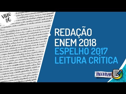 ENEM 2018 - Lendo e comentando minha#Redação do Enem 2017!