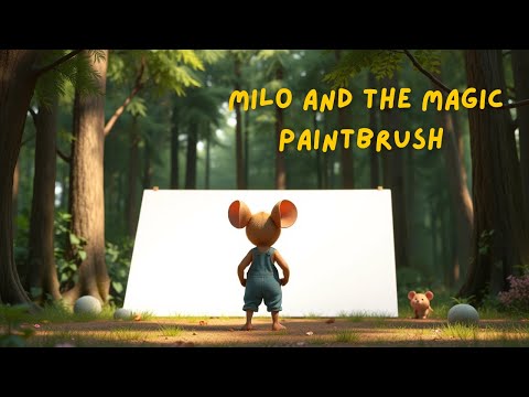 Milo and the Magic Paintbrush 🎨🐭 | Believe in Yourself | Motivational Story for Kids