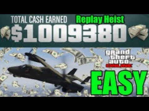 GTA 5 bogdan heist glitch 1 million every 10 mins