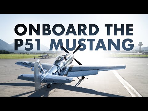 Onboard the P51 Mustang - full solo aerobatic display above the Alps (4K - Sound) with Eskil Amdal