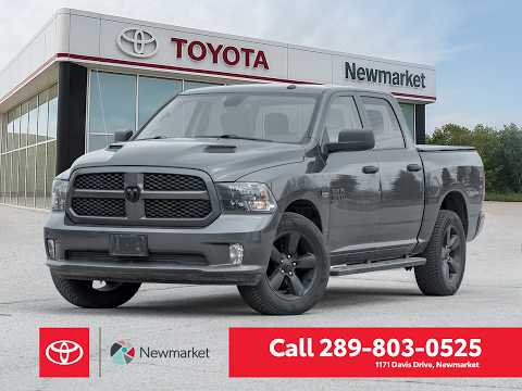 2022 Ram 1500 Classic Express 4x4 Crew Cab 5'7" Box in Gray for sale at Newmarket Toyota in Newmarket, ON