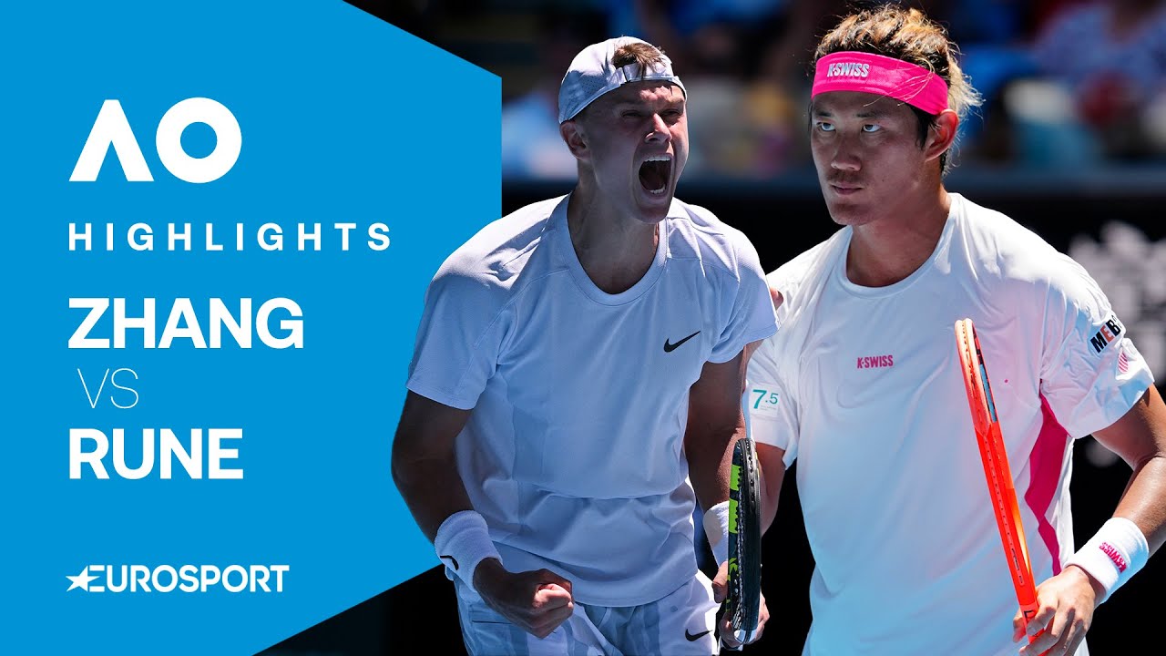 Zhang Zhizhen vs Holger Rune | Round One | Australian Open 2025 Extended Highlights 🇦🇺