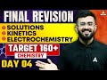 Final Revision | Solutions, Kinetics & Electrochemistry | Day-4 | Nitesh Devnani