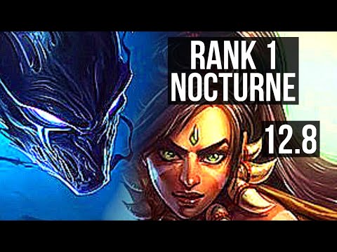 NOCTURNE vs NIDALEE (JNG) | Rank 1 Nocturne, 6/1/5, 300+ games, Dominating | EUW Challenger | 12.8