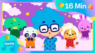 Hora do BANHO, de DORMIR e muito mais | Maratona 🎵 | Freely - Aprender é Mágico