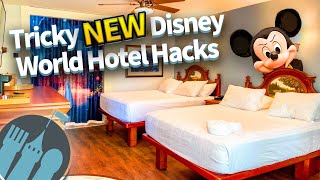 12 Tricky NEW Disney World Hotel Hacks