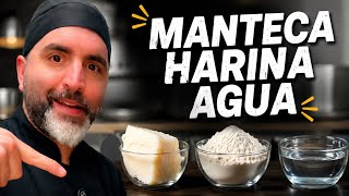 MANTECA, HARINA y AGUA… ¡Mira estas TORTAS! ⭐ (mi favorita)