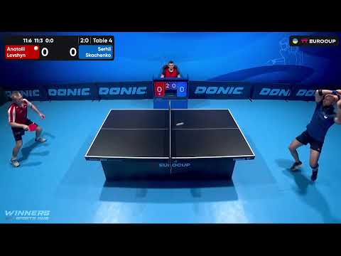 15:30 Anatolii Levshyn - Serhii Skachenko 11.10.2023 TT Euro.Cup Ukraine Master. TABLE 4