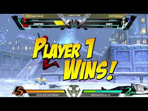 NB|DUAL KEVIN VS. EXP|MELOS, UMVC3 LOSERS FINALS, MARCH EDITION