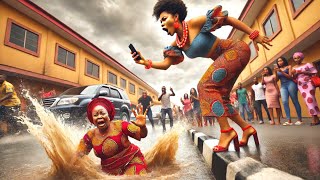 She Pushed Her Mother-in-law Inside a Dirty Mud and Records Her