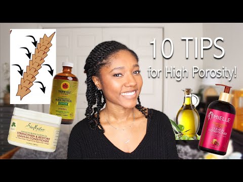 10 Tips for High Porosity Hair!