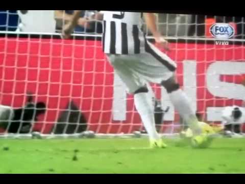 Gol Álvaro Morata Juventus vs Barcelona 1 - 1