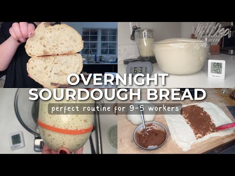 Overnight Sourdough Bread Recipe: Perfect for 9-5 Workers