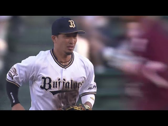 【2回表】バファローズ・安達了一 チームを救う華麗なダイビングキャッチ!! 2022年6月29日 オリックス・バファローズ 対 東北楽天ゴールデンイーグルス