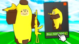 So I trolled as the MONKY skin.. (Roblox Arsenal)
