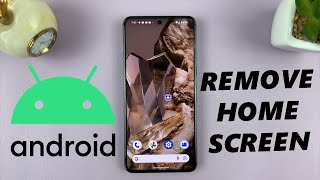 How To Delete Home Screen On Android Phone / Tablet