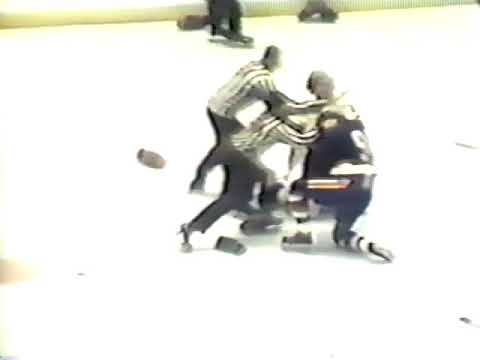 Clark Gillies vs Bob Paradise NHL Apr 26/75