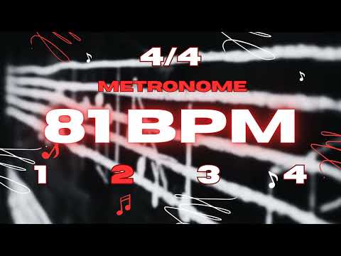 81 BPM - 4/4 Metronome