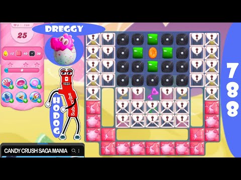 World record in 9 moves Level 788 NO BOOSTERS ✅🔄 Mastery on the First try™ Candy Crush DREGGY
