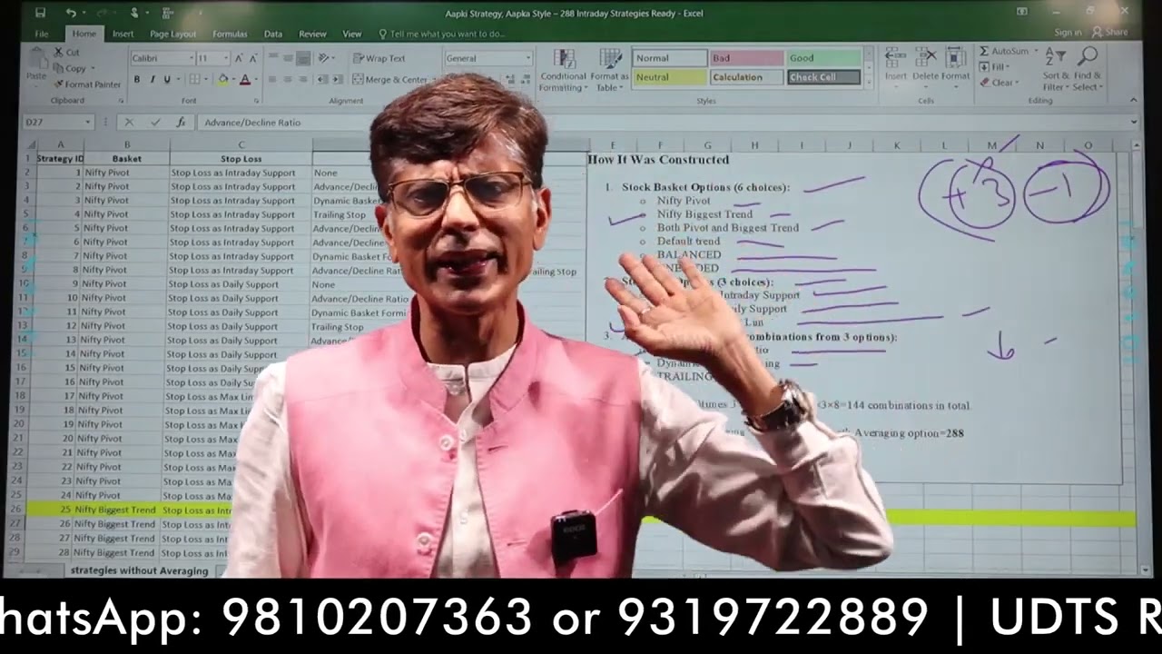 Part-7 ll Master Strategy Building UDTS Robo | Stoploss, A/D Ratio, Basket, Trailing SL ll Strategy