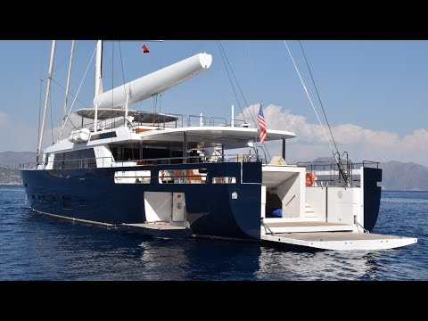 40 m Steel Hull Motorsailer EXTREME walkthrough Yacht For Sale