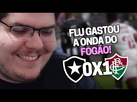 CASIMIRO REAGE: BOTAFOGO 0X1 FLUMINENSE PELO BRASILEIRÃO 2022 | Cortes do Casimito