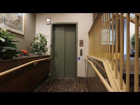 R&O hydraulic elevator with 90 degree doors @ Golden Rule Building, Saint Paul, MN