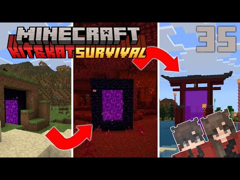 Insane Nether Portal Builds with Kitkat 20! 😱