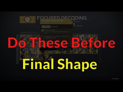 Ultimate Prep Guide 15 Things To Do Before Final Shape