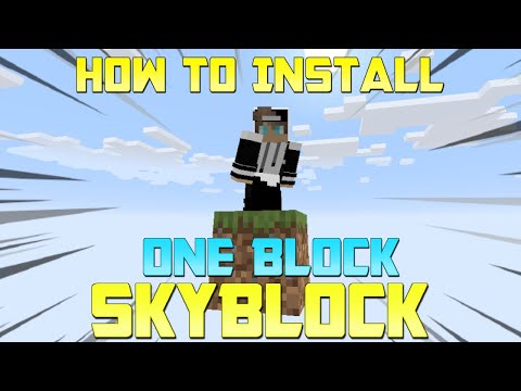 quinnybagz  - HOW TO INSTALL MINECRAFT SKYBLOCK ONEBLOCK! Minecraft Java 1.16