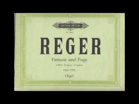 Max Reger - Fantasie und Fuge d-Moll op. 135b - Willem Tanke, Müller organ St. Bavokerk, Haarlem