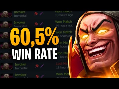 60,5% WIN RATE: THE UNSTOPPABLE INVOKER!! | Dota 2 Invoker