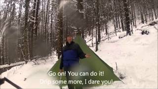 Hot Tenting in the Alpine Winter. Bushcraft's answer to unecessary suffering.