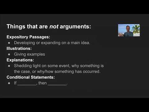 Introduction to Logic, Week 1: Arguments