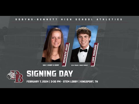2024 Winter National Signing Day at Dobyns-Bennett
