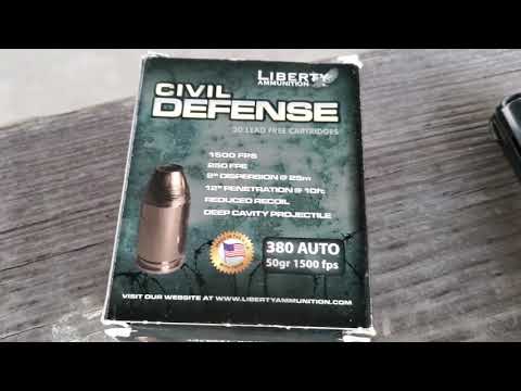 Liberty Ammunition Civil Defense 380 ACP