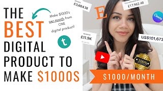 DIGITAL PRODUCTS TO SELL IN 2022 | The BEST digital product to make $1000s EXTRA income per month!