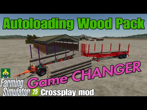 Autoloading Wood Pack / FS25 / Consoles and PC / Autoload wood for console