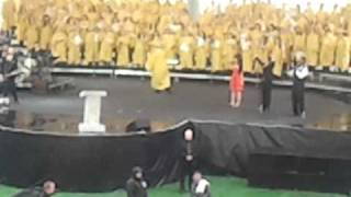 Mars Hill Church singing at Qwest field on Easter